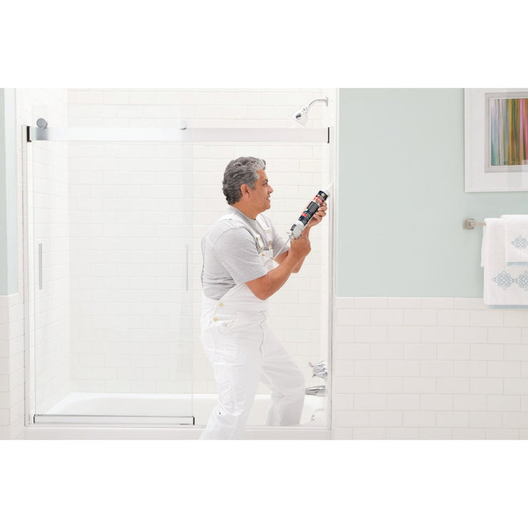 GE Supreme Silicone Kitchen & Bath Sealant, Clear, 10.1oz