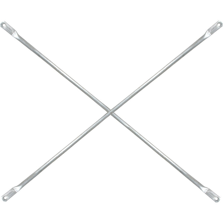 MetalTech 7 Ft. x 4 Ft. Galvanized Steel Scaffolding Cross Brace For Frames
