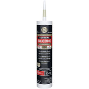 GE Supreme Silicone Kitchen & Bath Sealant, Almond, 10.1oz