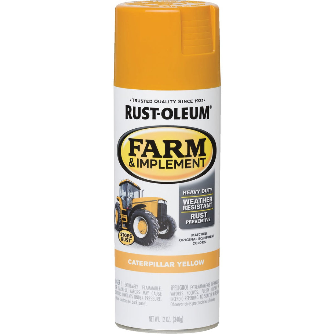 Rust-Oleum 12 Oz. Caterpillar Yellow Farm & Implement Spray