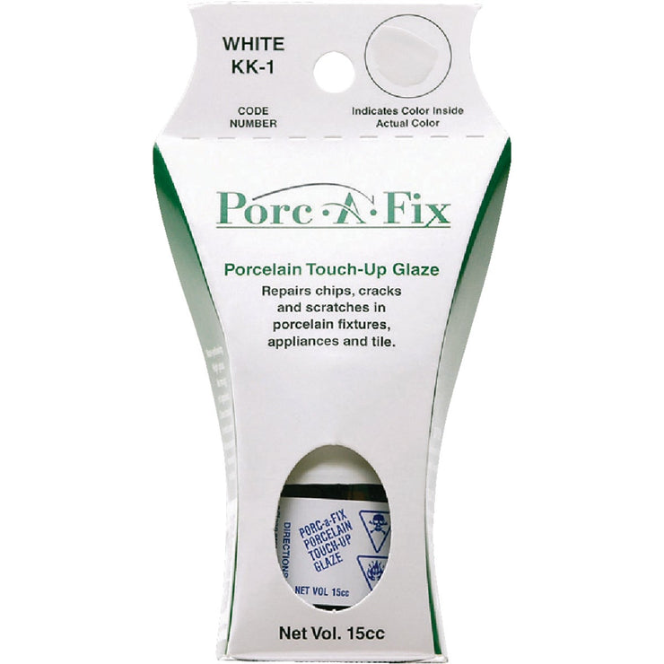 Fixture-Fix Porc-A-Fix Kohler White Porcelain Touch-up Paint, 15cc