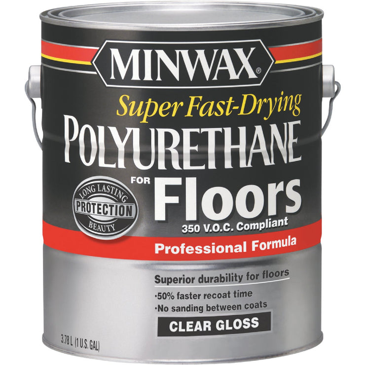 Minwax 1 Gallon Gloss VOC Fast Drying Polyurethane For Floor