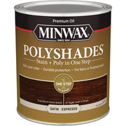 Minwax Polyshades 1 Qt. Satin Stain & Finish Polyurethane In 1-Step, Espresso