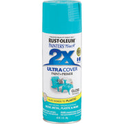 Rust-Oleum Painter's Touch 2X Ultra Cover 12 Oz. Gloss Paint + Primer Spray Paint, Seaside