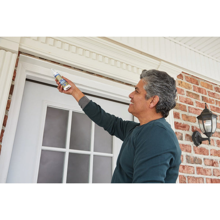 GE Advanced Silicone 2 Window & Door Sealant- Squeeze, White, 2.8oz