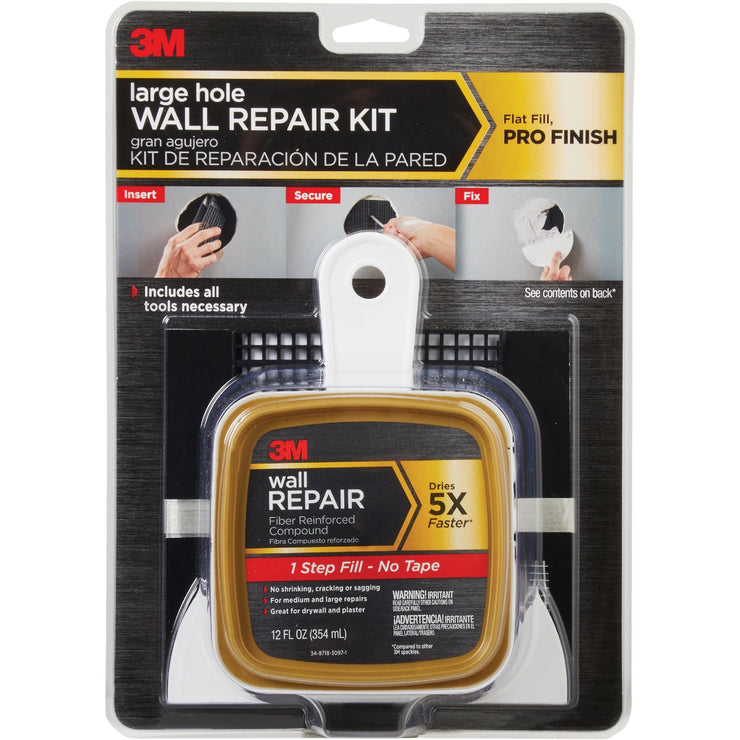 3M 12 Oz. High Strength Large Hole Repair Kit