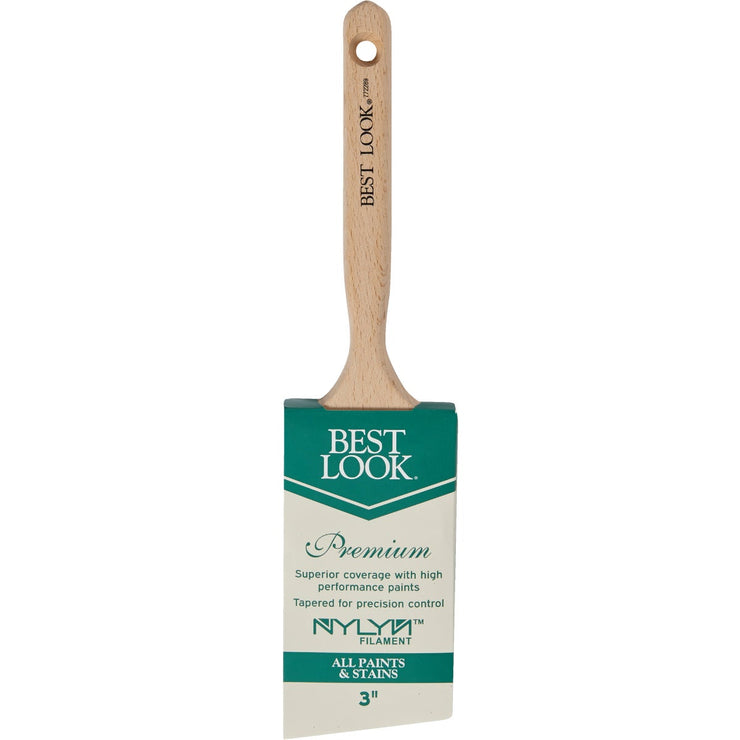 Best Look Premium 3 In. Angle Nylyn Paint Brush