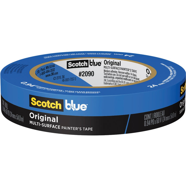 3M Scotch Blue 0.94 In. x 60 Yd. Original Painter&