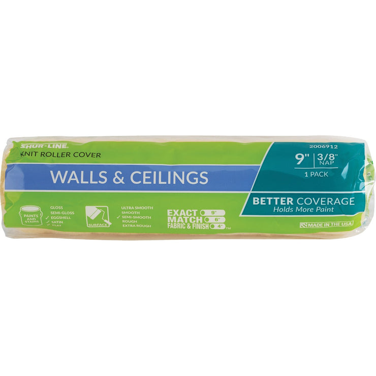 Shur-Line 9 In. x 3/8 In. Knit Fabric Roller Cover