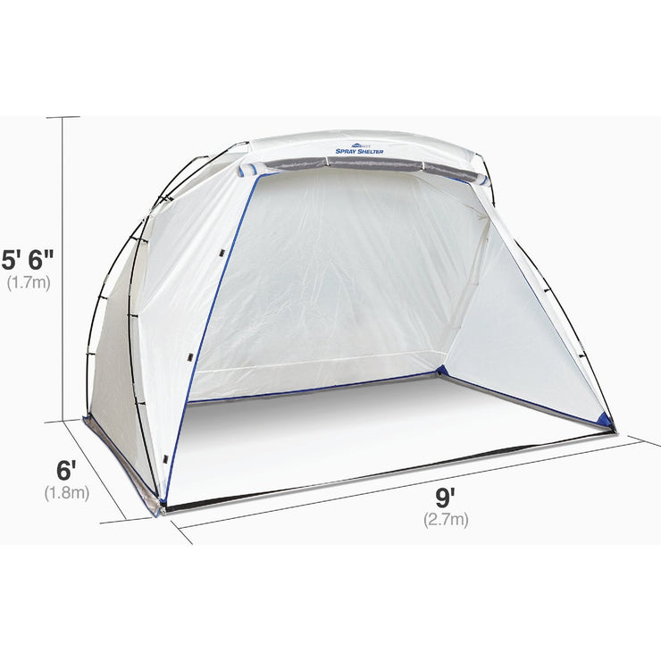 Wagner 9 Ft. W. x 5.5 Ft. H. x 6 Ft. D. Large Portable Spray Shelter