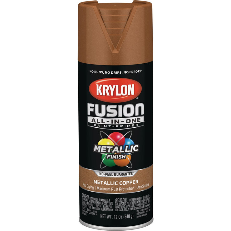 Krylon Fusion All-In-One Metallic Spray Paint & Primer, Copper