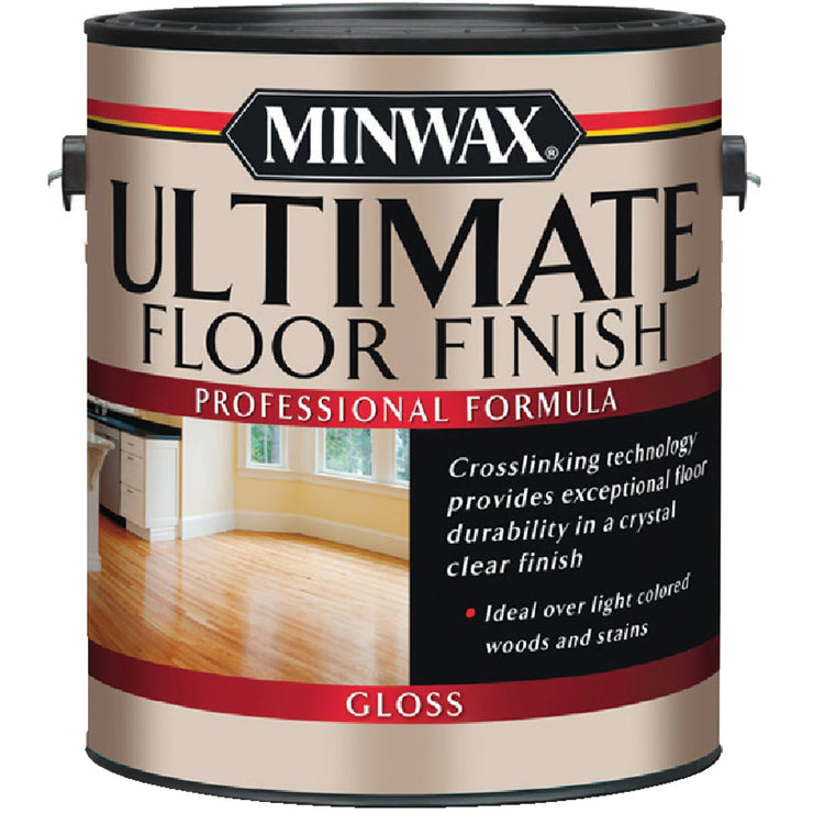 Minwax ULTIMATE 1 Gallon Gloss Water-Based Polyurethane Floor Finish