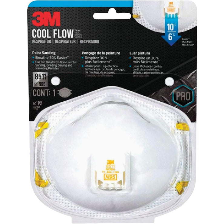 3M N95 Woodworking, Sanding and Fiberglass Valved Respirator