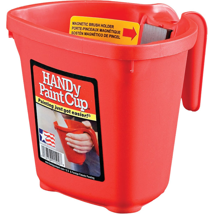 HANDy Paint Cup 1 Pt. Red Painter&