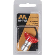 Mi-T-M 3.0mm 0 Degree Red Pressure Washer Spray Tip