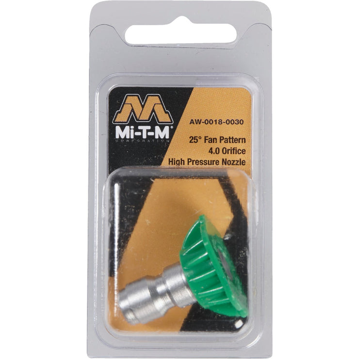 Mi-T-M 4.0mm 25 Degree Green Pressure Washer Spray Tip