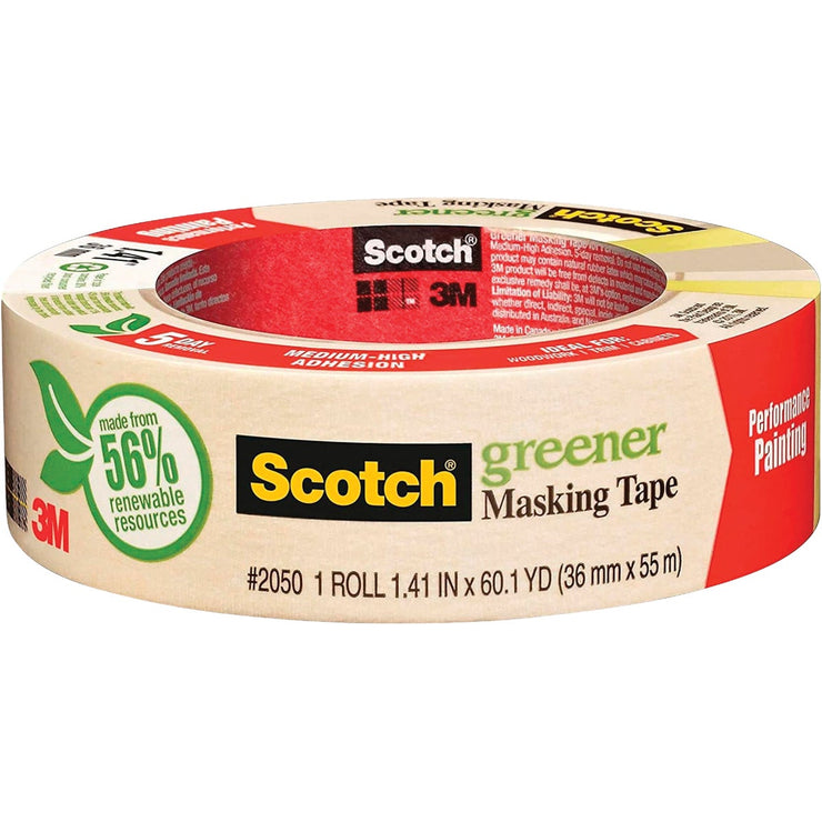 3M Scotch 1.41 x 60.1 Yd. General Painting Masking Tape