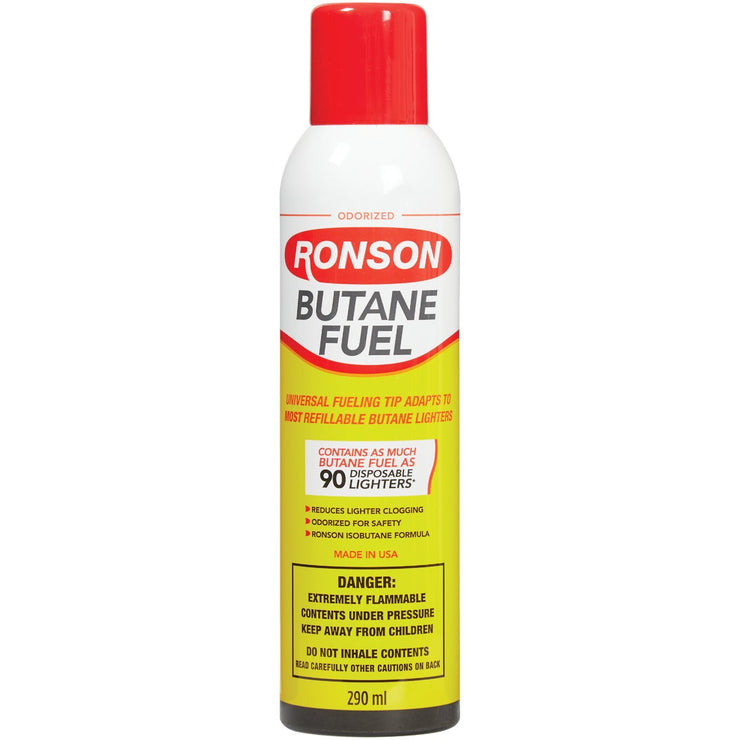 Ronson 290 ml Odorized Butane Lighter Fuel