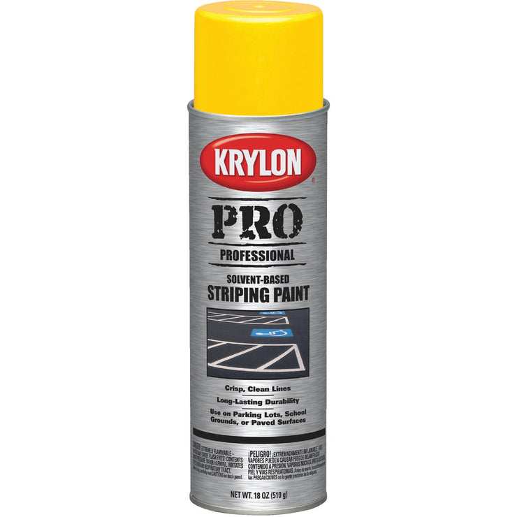 Krylon Highway Yellow 18 Oz. Professional Striping Paint