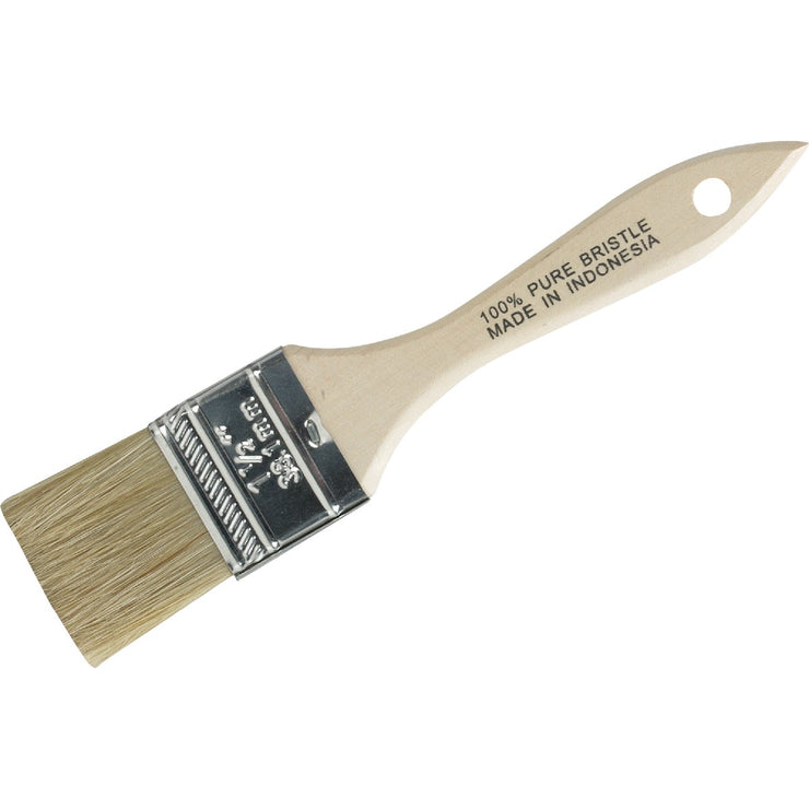 1-1/2 In. Flat Chip Natural Bristle Paint Brush