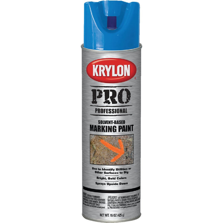 Krylon APWA Blue 15 Oz. Inverted Marking Spray Paint