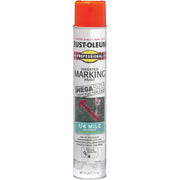 Rust-Oleum Professional 26 Oz. Mega Fluorescent Red-Orange Inverted Marking Spray Paint