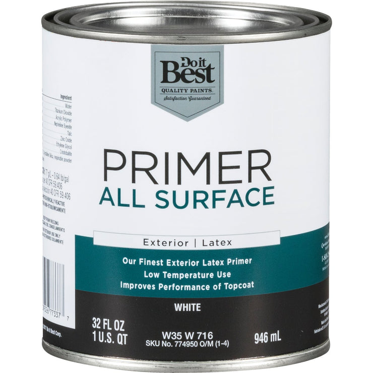 Do it Best White Exterior Primer, 1 Qt.