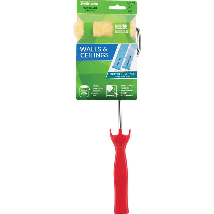 Shur-Line 4 In. Knit Paint Roller Cover & 12 In. Frame