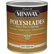 Minwax Polyshades 1 Qt. Satin Stain & Finish Polyurethane In 1-Step, Honey Pine