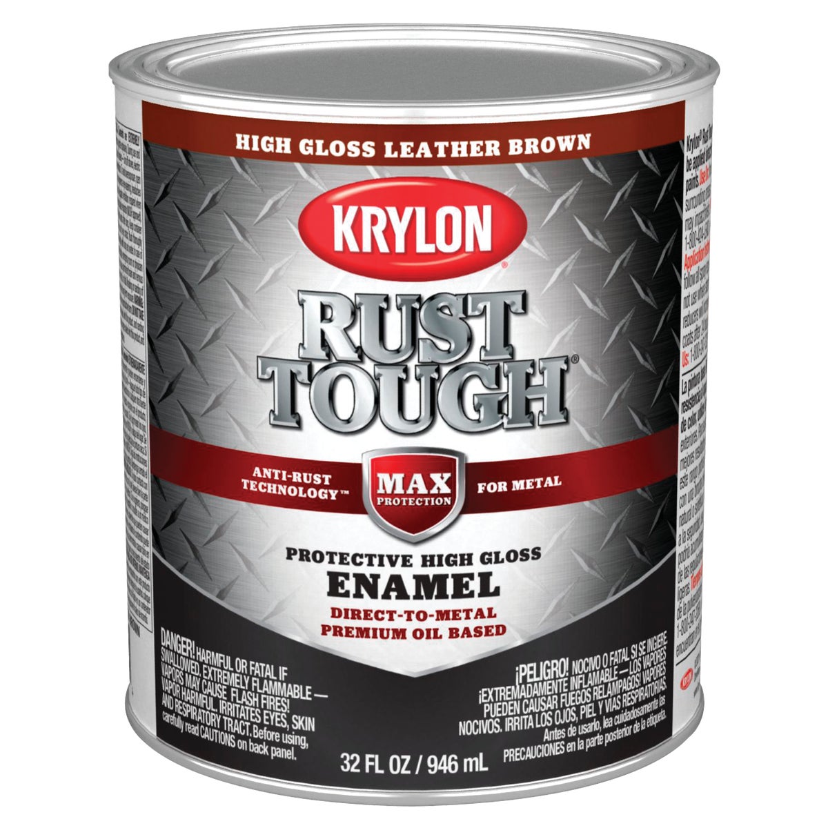 Anit Rust Oil Valspar Anti-Rust Oil-Based Gloss Armor Rust Control Enamel, Brown, 1 ...