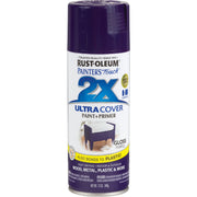 Rust-Oleum Painter's Touch 2X Ultra Cover 12 Oz. Gloss Paint + Primer Spray Paint, Purple