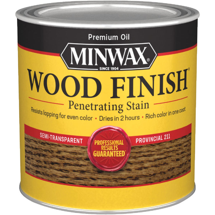 Minwax Wood Finish Penetrating Stain, Provincial, 1/2 Pt.