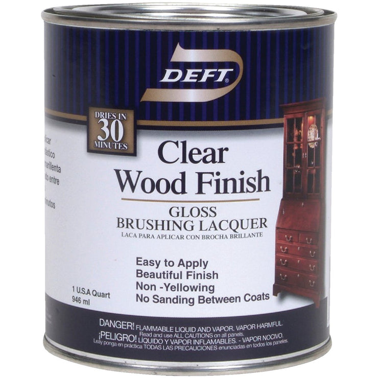 Deft Gloss Quart 100 Sq. Ft./Qt. Lacquer