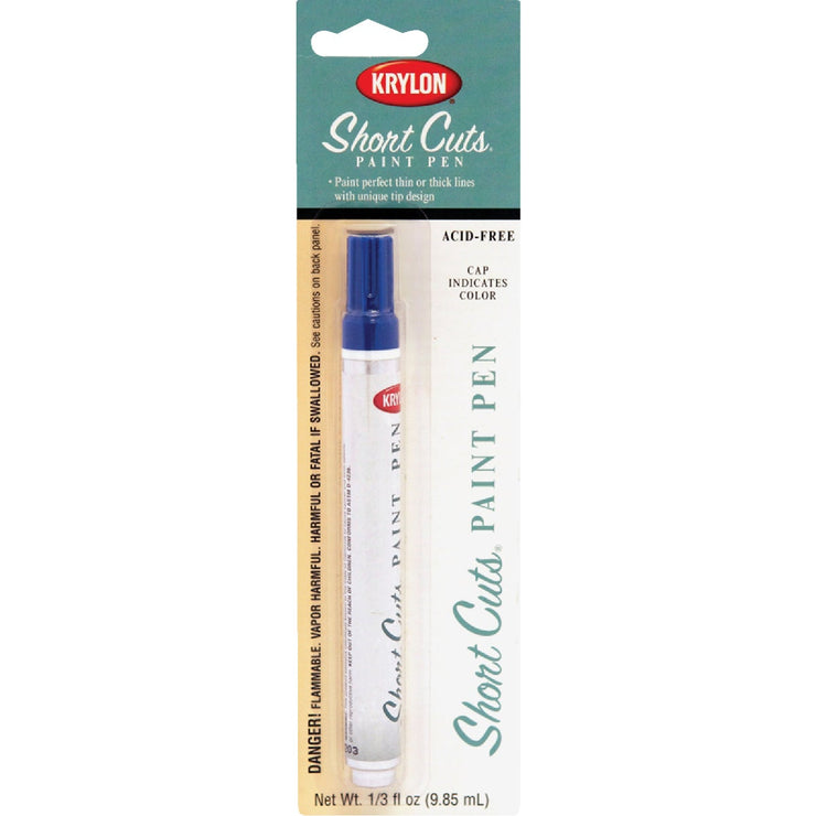 Krylon Short Cuts 1/3 Fl Oz Ocean Blue Gloss Paint Pen