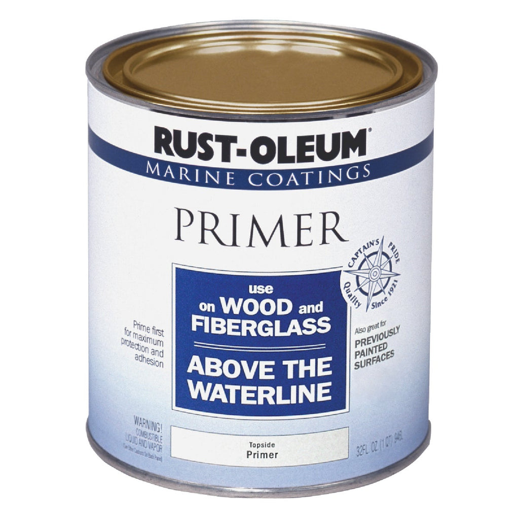 Rust-Oleum Flat Marine Primer, White,