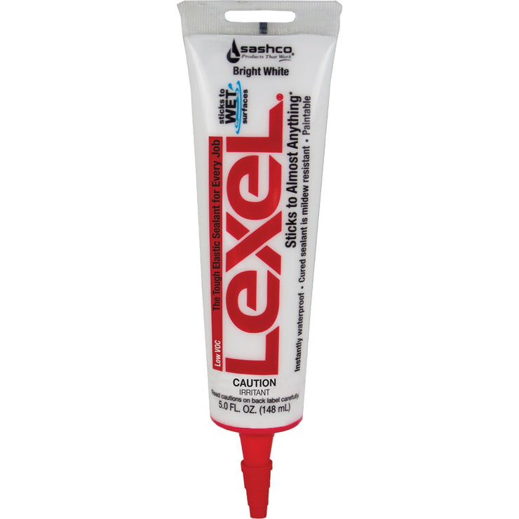 Sashco Lexel 5 Oz. VOC Caulk Polymer Sealant, Bright White