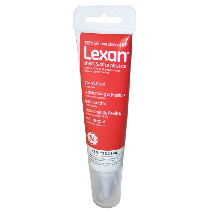 GE Lexan 2.8 Oz. Silicone Sealant, Clear – Hemlock Hardware