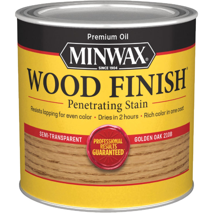Minwax Wood Finish Penetrating Stain, Golden Oak, 1/2 Pt.