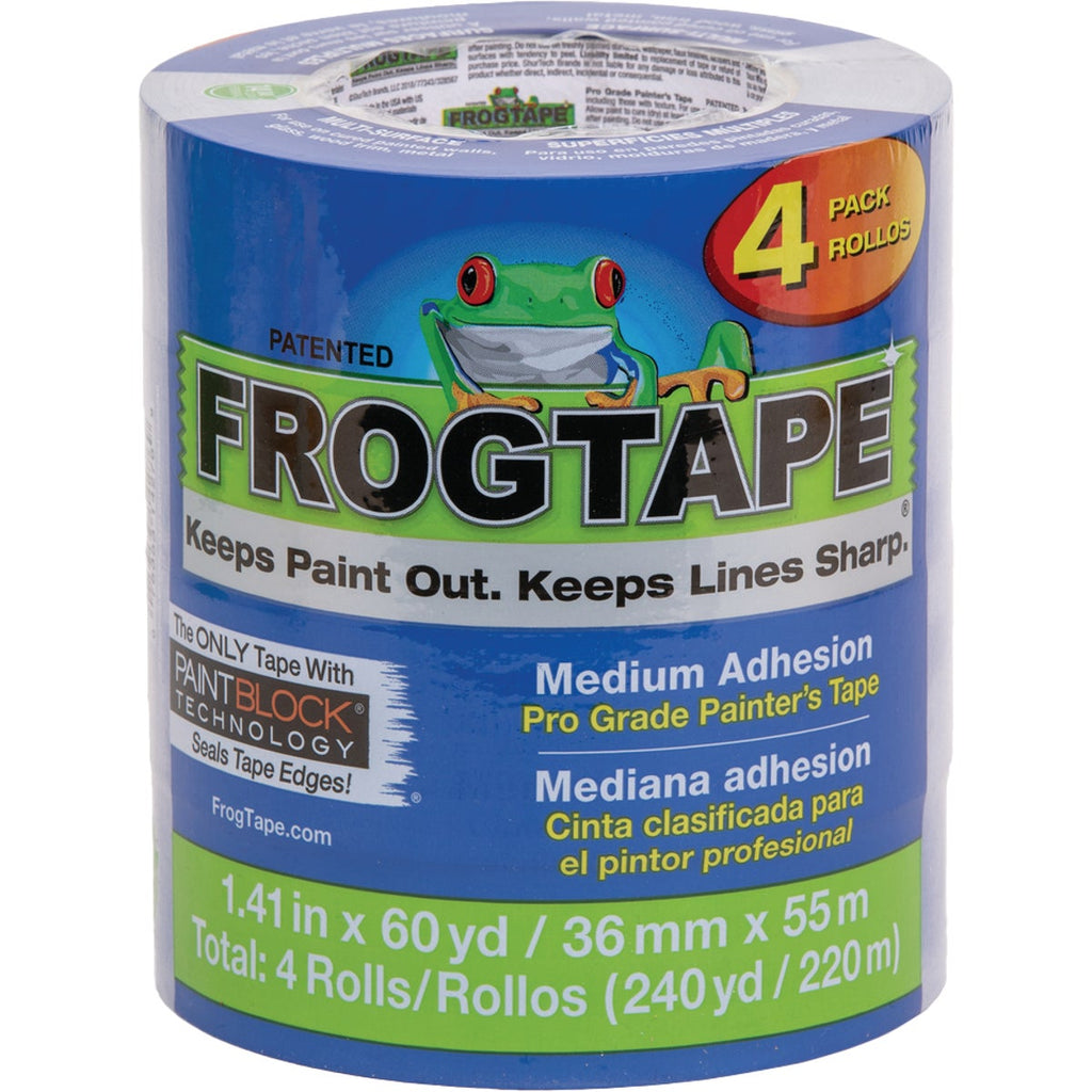 FrogTape Pro Grade 1.41 In. x 60 Yd. Painter's Tape with PaintBlock Te –  Hemlock Hardware