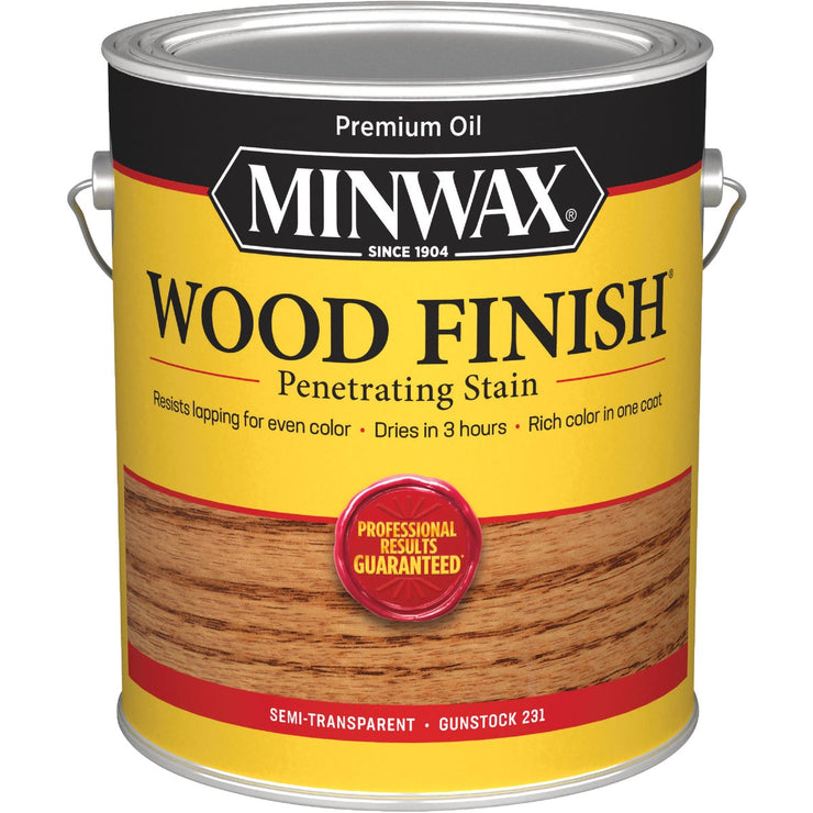 Minwax Wood Finish VOC Penetrating Stain, Gunstock, 1 Gal.