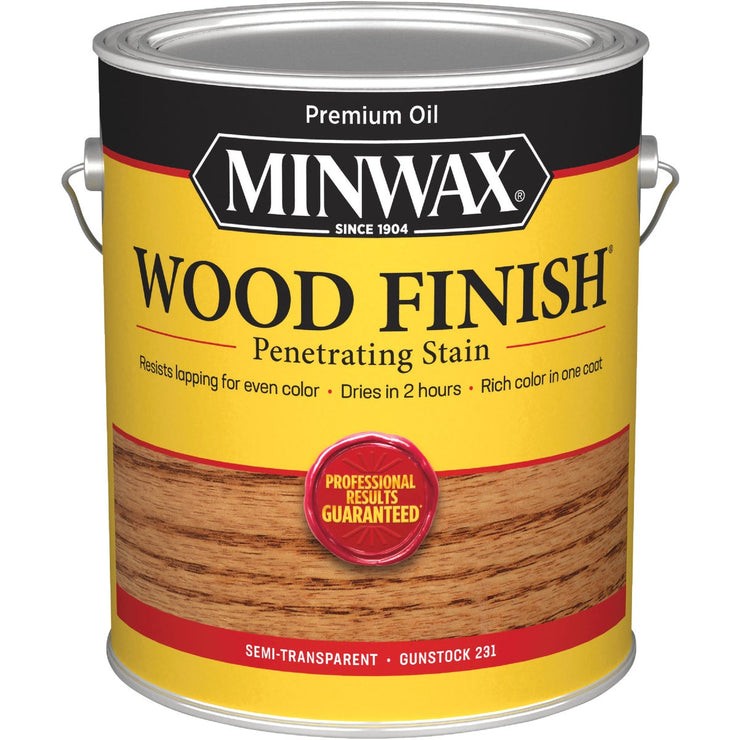 Minwax Wood Finish Penetrating Stain, Gunstock, 1 Gal.