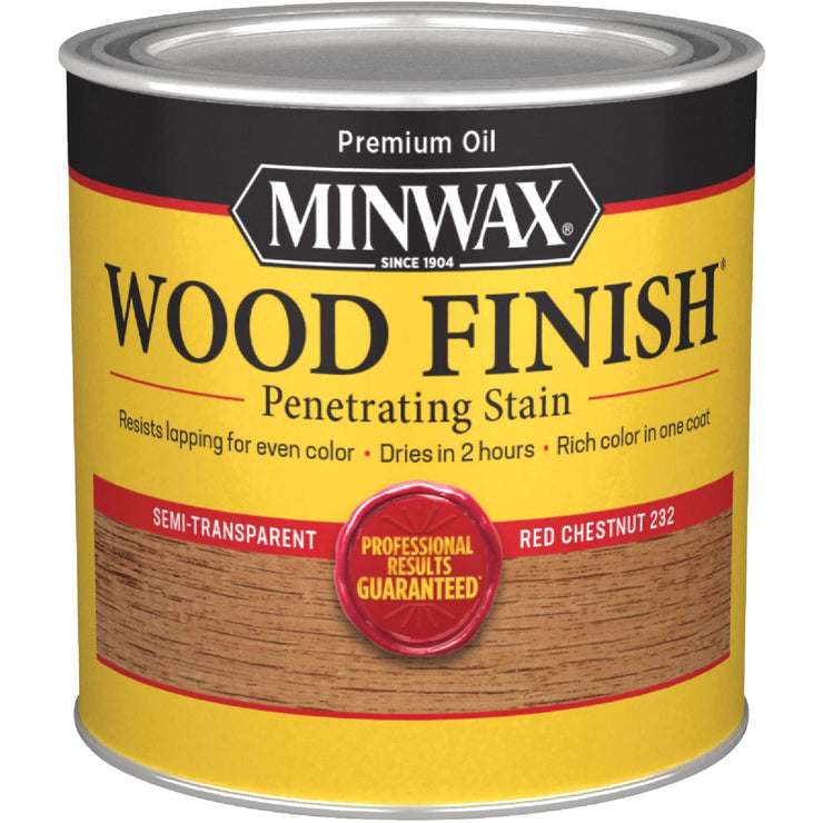 Minwax Wood Finish Penetrating Stain, Red Chestnut, 1/2 Pt.
