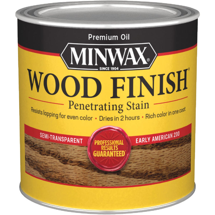 Minwax Wood Finish Penetrating Stain, Early American, 1/2 Pt.