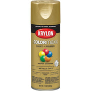 Krylon ColorMaxx 11 Oz. Metallic Gloss Spray Paint, Gold