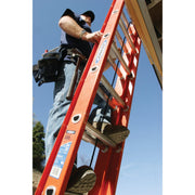 Werner 24 Ft. Fiberglass Extension Ladder with 300 Lb. Load Capacity Type IA Duty Rating