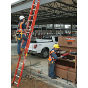 Werner 28 Ft. Fiberglass Extension Ladder with 300 Lb. Load Capacity Type IA Duty Rating