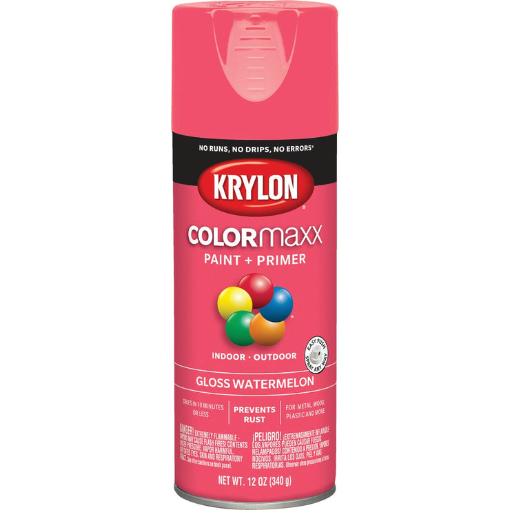Krylon ColorMaxx 12 Oz. Gloss Spray Paint, Watermelon