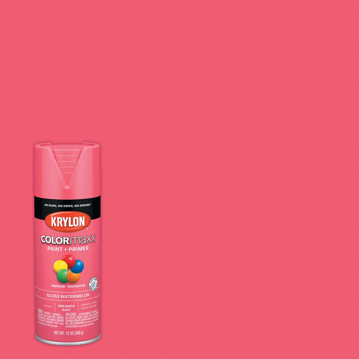 Krylon ColorMaxx 12 Oz. Gloss Spray Paint, Watermelon