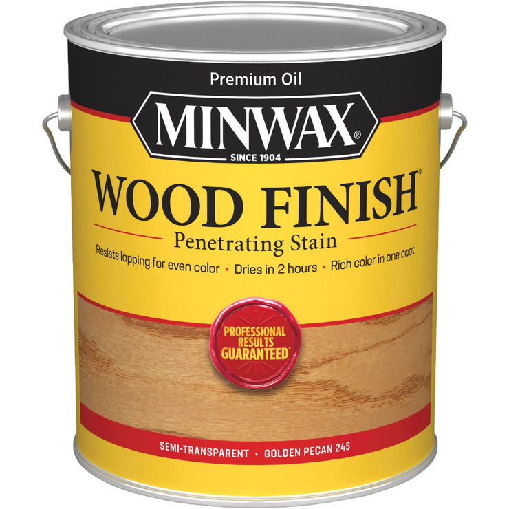 Minwax Wood Finish Penetrating Stain, Golden Pecan, 1 Gal.