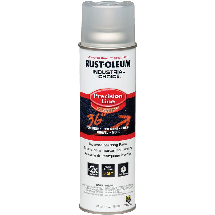 Rust-Oleum Industrial Choice Clear 17 Oz. Inverted Marking Spray Paint